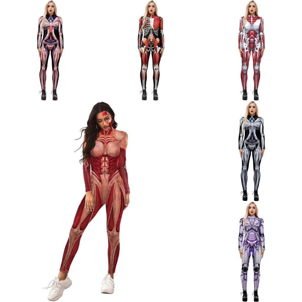 European Fantasy Cosplay Jumpsuit With Milk Silk For Stage Performances And Costume Parties
