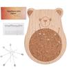 Pin Cushion Wooden Cute Sewing Pin Holder Knitting Accessories for Home Bed Work Mending Embroidery Stitching Thread Clothing