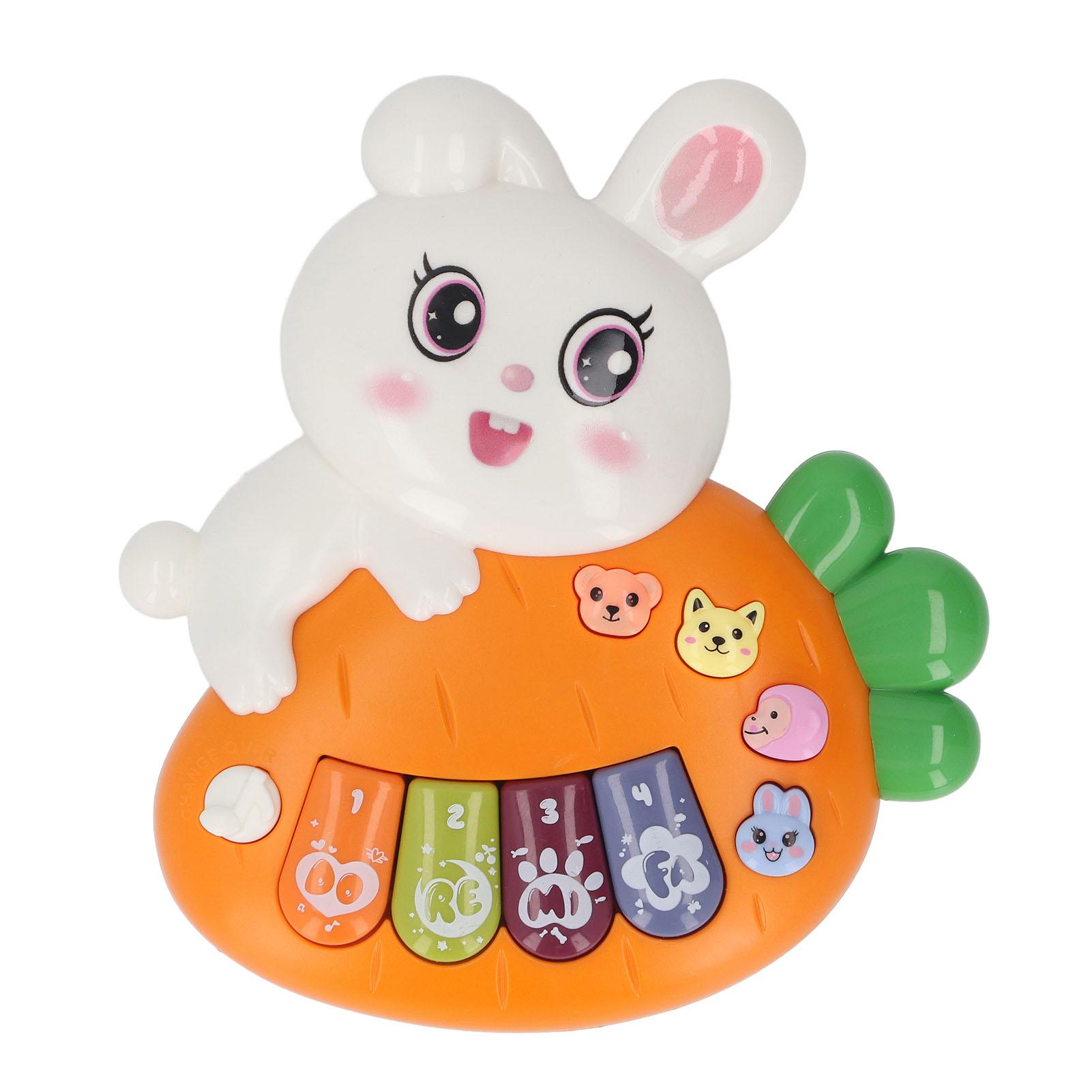 

Детская игрушка пианино клавиатура животное мультяшный милый раннее обучение развивающая детская электронный орган оранжевый