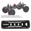 Aluminium Alloy Carbon   Battery Mount Plate for   SCX10  01   D90 1Celsius10 Scale RC Car (Black)