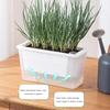 Balcony Vegetable Pot Narrow Rectangular Succulents Trough Planting Flower Pot Home Window Lazy Self-watering Flower Pot