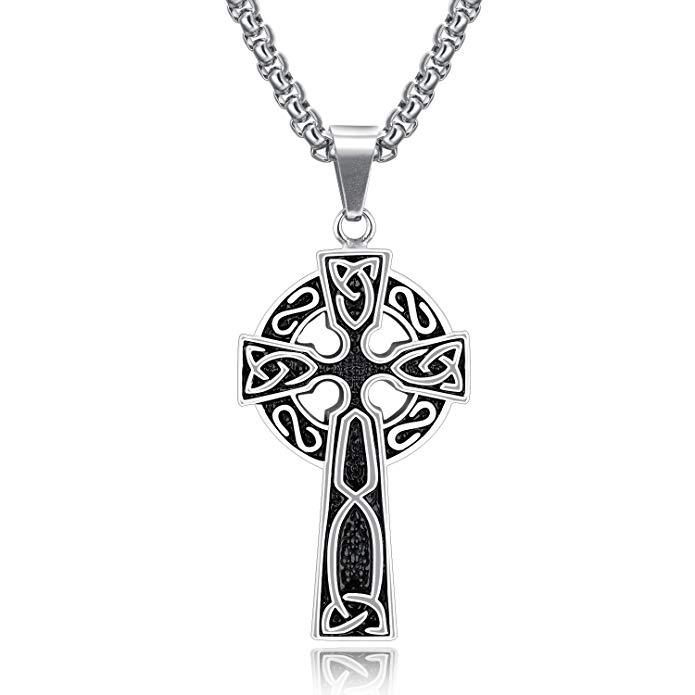 Necklace Male Personality Titanium Steel Pendant Retro Domineering Pendant Jewelry