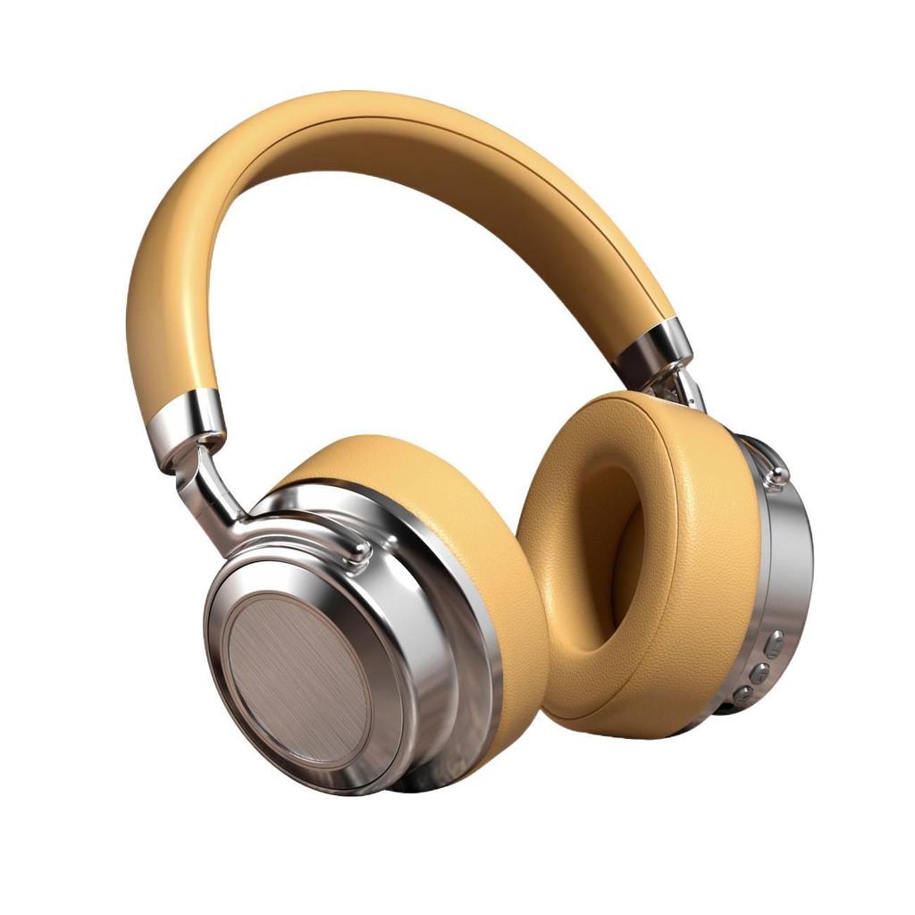 Retro Style Bluetooth 6.0 Over-Ear Wireless Headset with Microphone for Sports Fashion