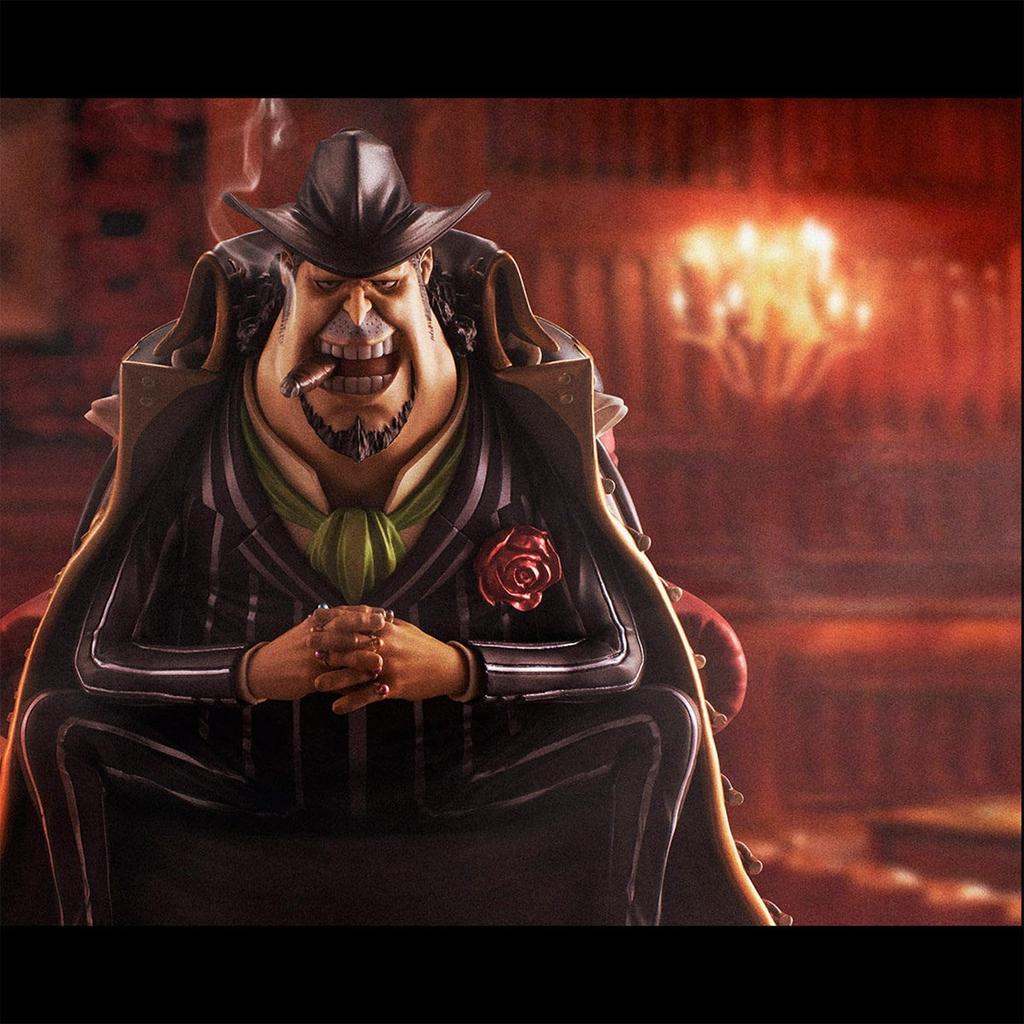 One Piece Capone Bege Komplette Figur Treasure Jump Charaktere Mugiwara Portrait.Of.Pirates „S.O.C“ „Gang“ 1/8 (Mega Shop, Geschäft, Geschäft, etc.. begrenzt)