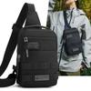 Large Capacity Men Waterproof Nylon Chest Bag Outdoor Travel Shoulder Bag High Quality Casual Crossbody Sling Backpack