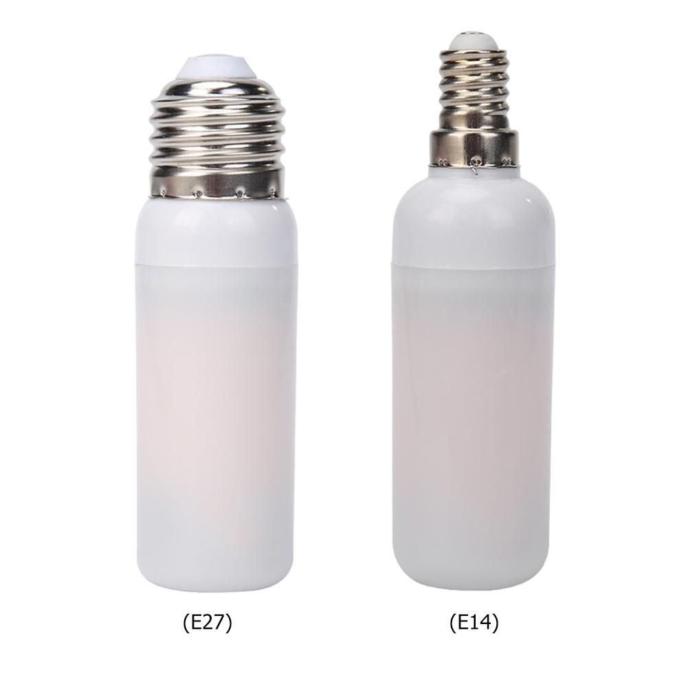 7W E27 E14 LED Flame Effect Light Bulb 85-265V Flickering Emulation Decor Lamp