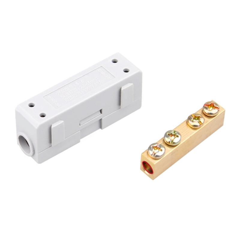

Quickly Connect One In One Out Terminals Connector with Double Screw Modular Assembly for Fast Installations