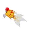 Handcrafted Glass Goldfishes Traditional Chinese Home Decoration Symbolizing Wealth And Prosperities For Elegant Space