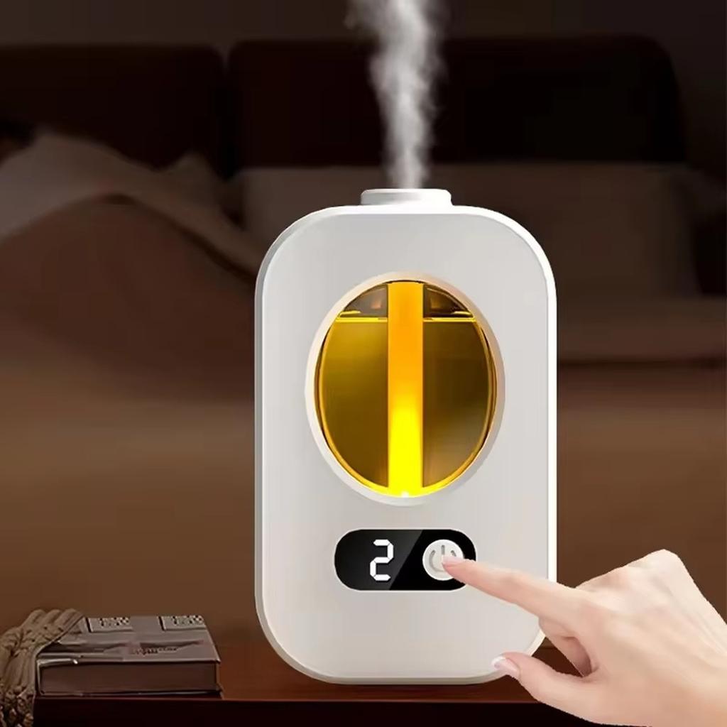 Smart Aroma Diffuser Car Air Freshener Automatic Spray Humidifier Home Wall Mounted Deodorizer Rechargeable Device for Continuous Fragrance Release