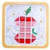 Handmade Mosaic Fruit Coaster DIY Kit: Children's Puzzle Craft for Kindergarten Team Building