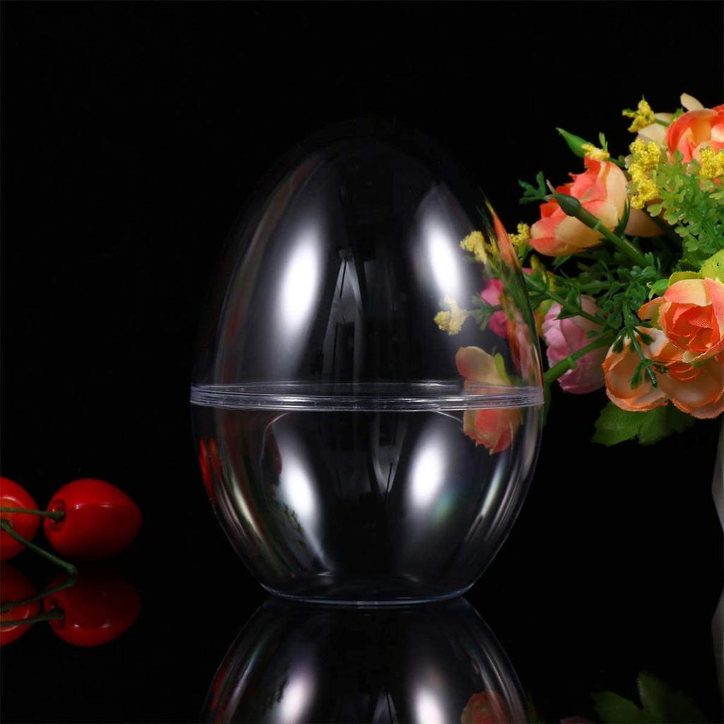 TG60437 Standing Acrylic Egg, Plastic Egg 12cm, for Decorating, Easter Decorations