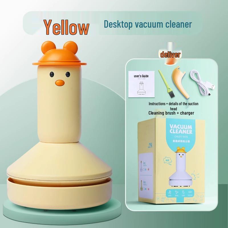 Crayon Shin-chan USB Rechargeable Desktop Vacuum Cleaner – Cute Handheld and Portable for Students
