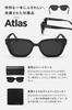 Atlas Sunglasses Wellington Unisex Polarized Blue Light Blocking UV400 Transparent Driving Fishing Golf Case CROSS black black