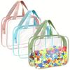 New Multicolor PVC Storage Bags Zipper Closure Waterproof Reusable Zipper Pouch PVC Material Travel Organizer
