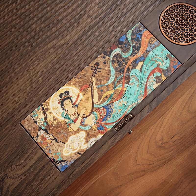 Dunhuang Feitian Automatic Electric Tea Set with Tea Tray