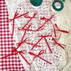 10Pcs Bow Ribbon Cake Decoration Desserts Home Decor Birthday Party Kids Wedding Valentine's Day Evening Events Dessert Decor