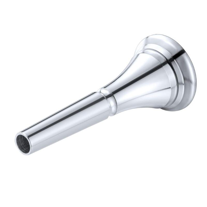 Brass French Horn Mouthpiece Gold Silver Plated Professional Sound Clarity for Band Rehearsals and Live Performances