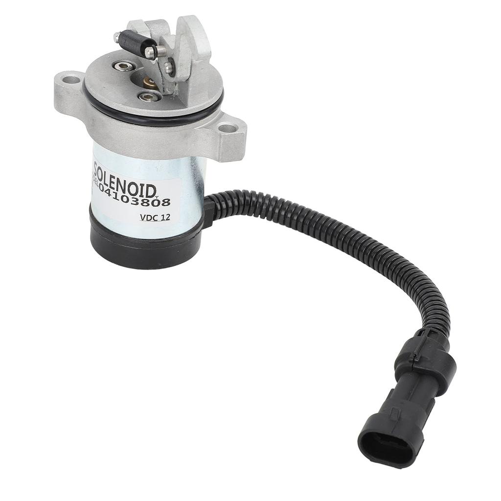 Fuel Shutoff Solenoid Valve 04103808 Replacement Stop Solenoid Valve for Generator 12V