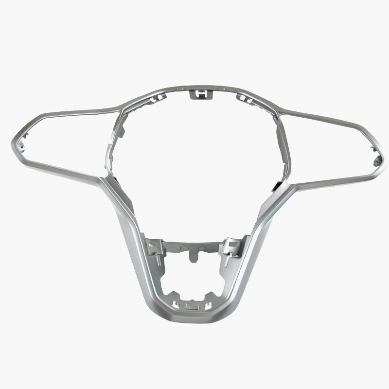 Car Steering Wheel Frame For VW ID3 LCD Touch Button Multi-function Steering Wheel Key Frame Silver Black