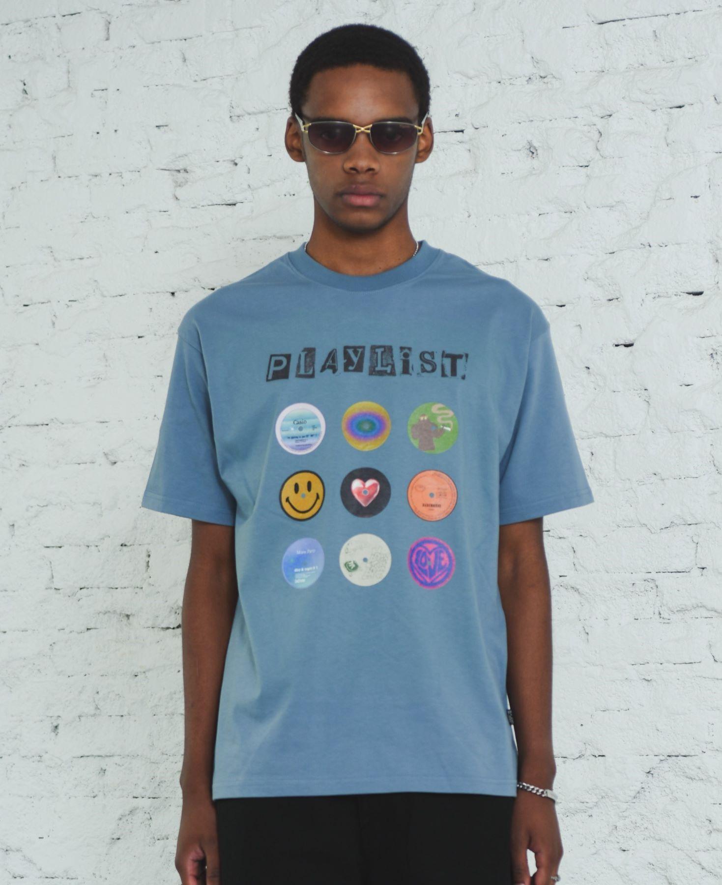 Bajubiju Playlist T-Shirt [Blue] M