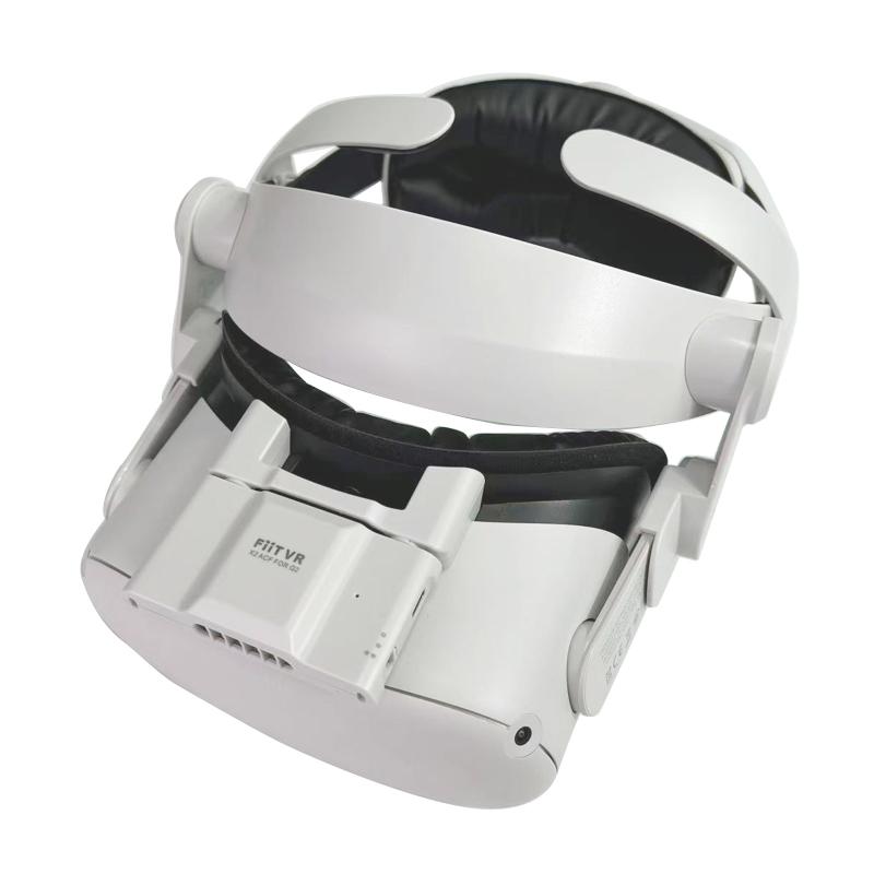 Face Padding Cushion Air Circulation Cooler Fan Anti-leakage Pad for Quest 2 VR Headset 300mAh Battery
