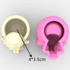 Cute Doll Girl Series Succulent Flower Pot Mould Gypsum Concrete Crystal Epoxy Resin Mold Flower Vase Silicone Mold