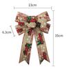 2026 Christmas Ribbon Bow Christmas Tree Decoration Handmade Christmas Ornament New Year's Day Celebration Room Decoration