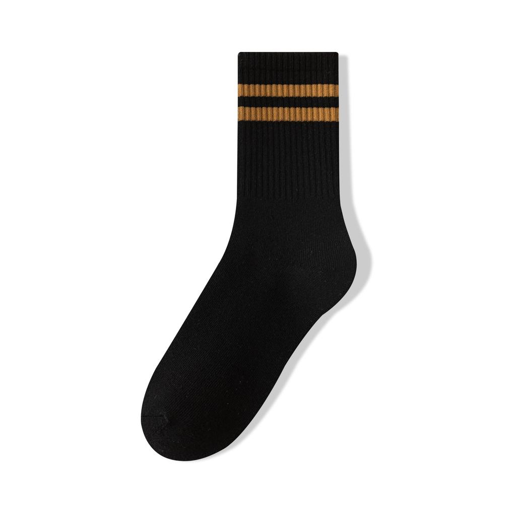 Socks - Men's Anti-Sweat and Deodorant Cotton Socks - Fashionable and Versatile Color Schemes - Double-Hook Mid-Calf Men's Socks