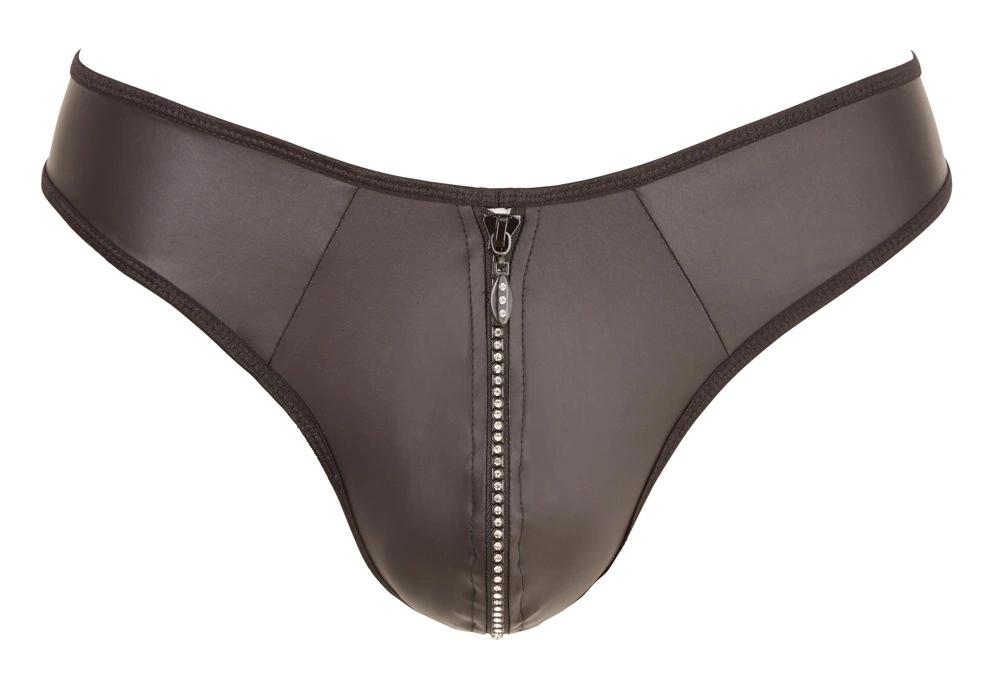 Svenjoyment - Sexy Men's Thong With Shiny Zipper 2XL