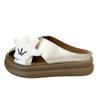 DIY Cartoon Mickey Doll Hole Shoes Women's 2025 Summer Fashion Outer Wear Thick-soled Non-slip Breathable Eva Cool Slippers