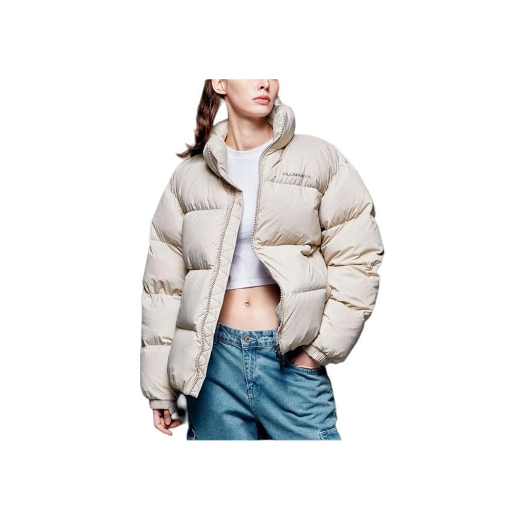 New FILA Jackets Unisex Ecru FE2DJF6102X-PBG