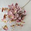 Artificial Orchid Decor Wedding Hall With Silk Fabric For Home And Event Decor