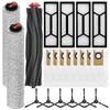 Brosse Principale, Brossettes Latérales, Sacs Filtres et Kit Serpillère Rotative Pour Eufy Pour Omni S1 Pro / S1 Aspirateur – 1 Jeu