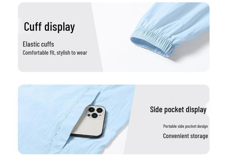 Summer UV Protection Lightweight Unisex Jacket - Thin, Ice-Cool, Outdoor Sun Shield