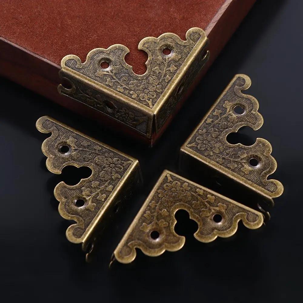 Furniture Decorative Corner Brackets Protector Triangle Corner Furniture Protector Wooden Box Corner Protector Antique Corner