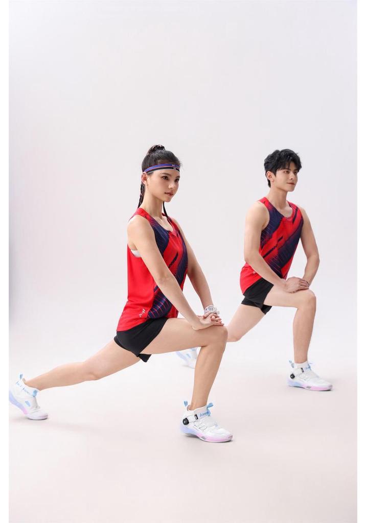 Junior High Track & Field Sport Set: Sprinting, High Jump, Marathon, Long Jump Vest & Jump Rope