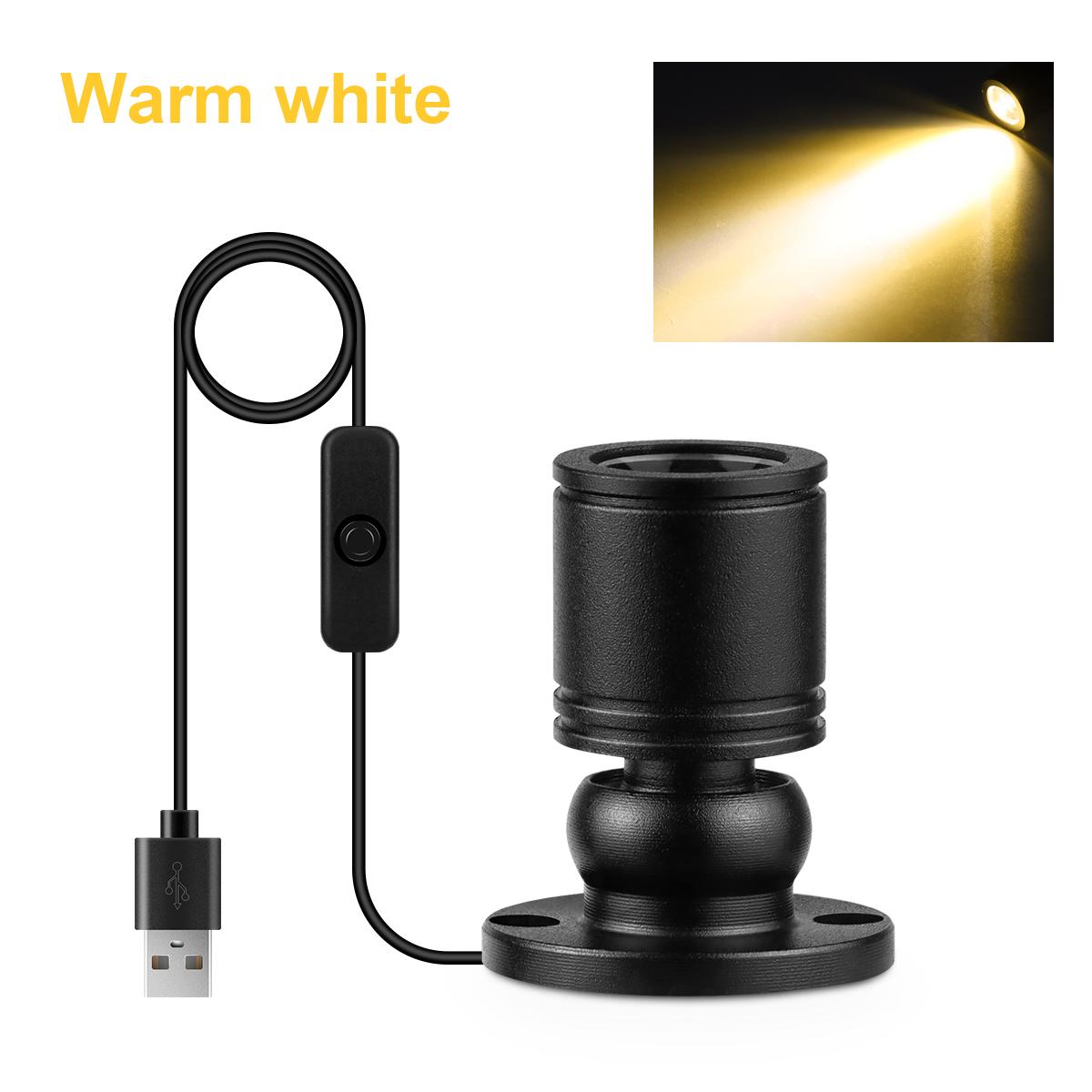 

Светодиодные лампочки Мини-размер Прожектор 1 Вт Светодиодная лампа с питанием от USB-кабеля для витрины, шкафа, фоновой подсветки 1w