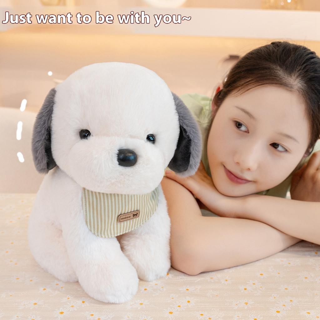 Cute Dog Doll Sitting Puppy Plush Toy Doll Cute Rag Doll for Children's Birthday Gift