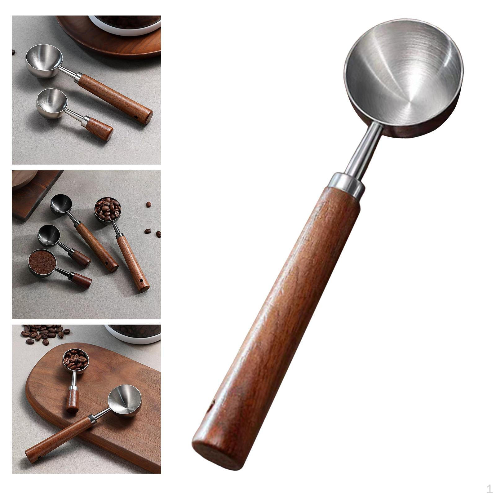 

Мерная ложка для кофе Кухонная мерная ложка Чайная ложка Специи для приправ Выпечка 16cmx3.5cm_Sliver