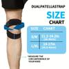 1PC Double Patellar Knee Support Strap Brace Open Knee Wrap Band Sports Kneepad Protector for Fitness