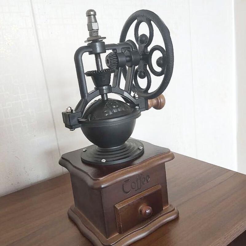 Shangqi Vintage Large Flywheel Hand Coffee Grinder