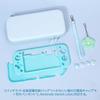 DLseego Switch Lite Case and Bag Set 1 Storage 1 PC 1 Flower and 4 Cat Claw Thumb with Card and Shockproof Design for Portable Travel Blue (Includes