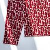 BRD Red Wool Blend Cardigan Sweater - Single-breasted, Long Sleeve, Women's Knit Top for New Year
