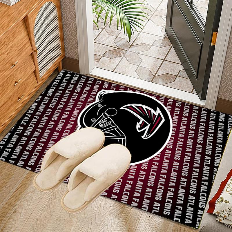 Atlanta-Falcons Rise Up Rug Office Carpet Non-Slip Mat, Chair Rug Floor Covering for Gaming, Bedroom, Living Room , Home Decor Christmas Gift