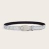 Modern Women Jeans Belt Round Buckle Punk Belt Impressive Style for Beach