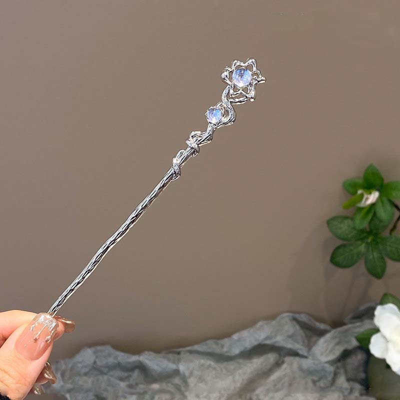Vintage Chinese Style Hairpins Handmade Hair Stick Women Metal Hair Fork Hair Chopsticks Woman Girls Jewelry Accessories