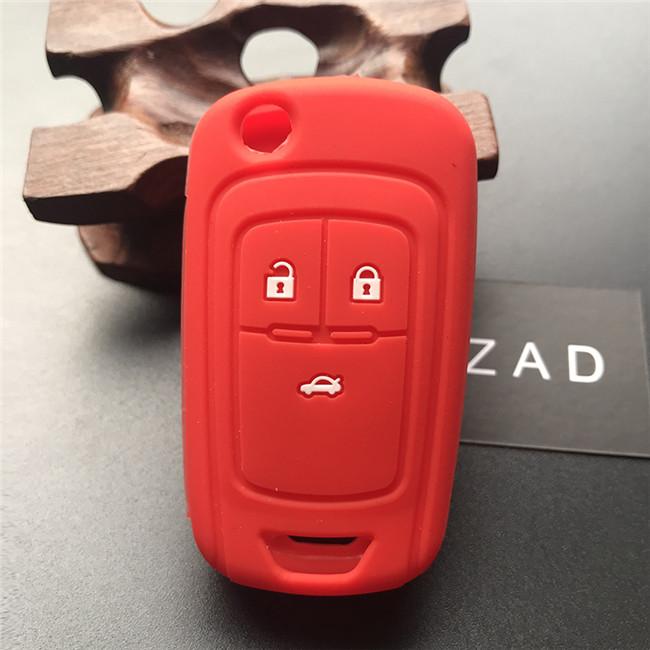 

Silicone car key cover case for Chevrolet Cruze Aveo Trax sedan hatchback For Buick opel Astra Corsa Meriva Zafira Antara J Key