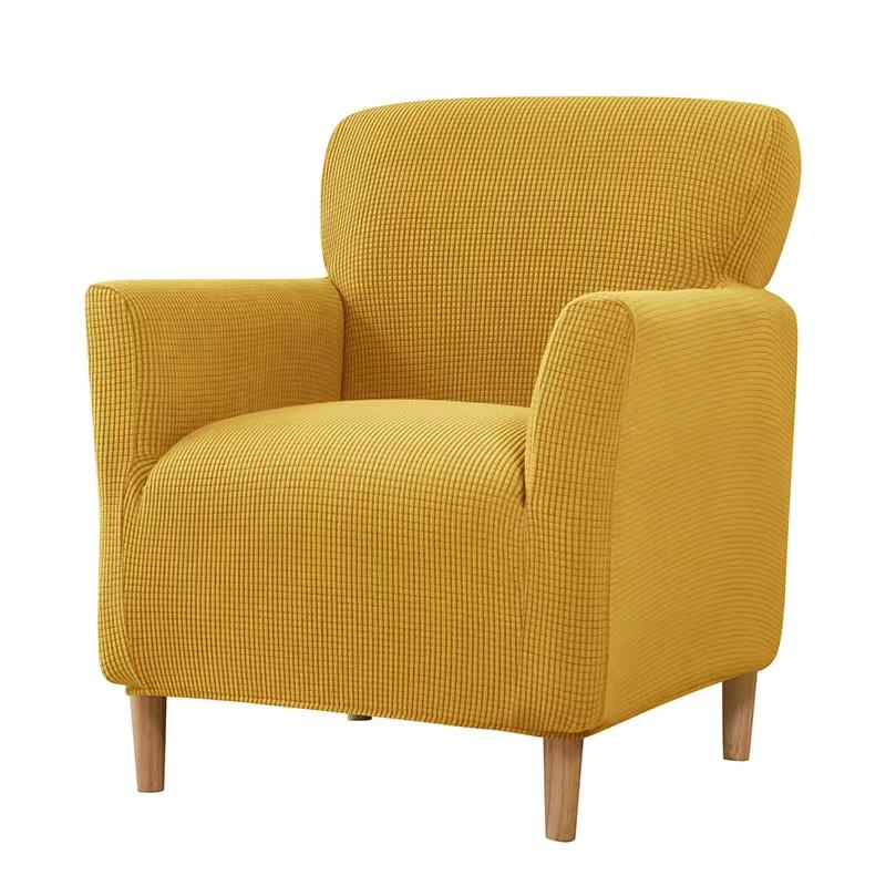 Potah na křeslo do obývacího pokoje Polar Fleece Potah na křeslo Spandex Club Potahy na křeslo Elastické potahy na jednu pohovku Domácí barový pult Hotel