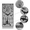 Cloth Halloween Door Curtains Table Flags Spider Web Tablecloth  Halloween