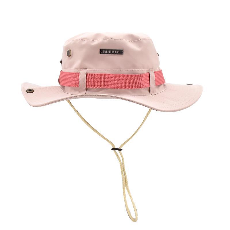 Summer New Bucket Hat For Men Fisherman Cap Fishing Outdoor Sunshade Big Brim Panama Hat Sunscreen Riding Hiking Suncreen Sunhat